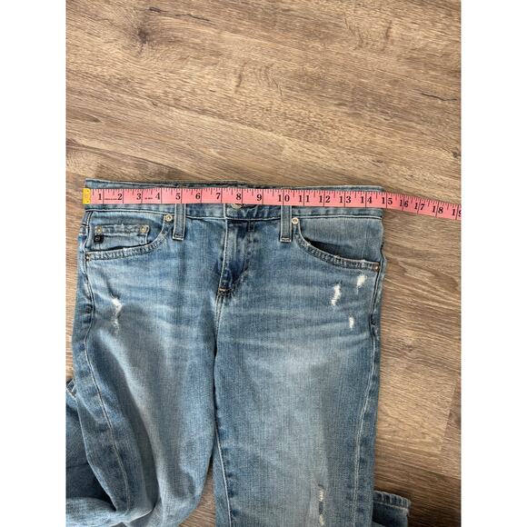 AG Adriano Goldschmeid Distressed Ankle Jeans 25 R Straight - Picture 8 of 9